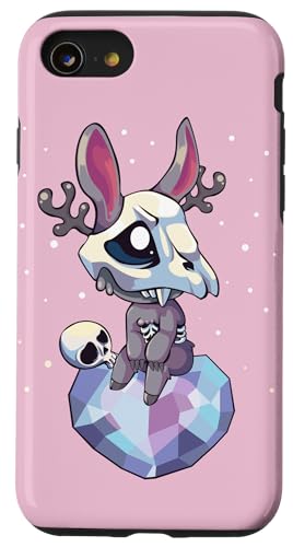 Hülle für iPhone SE (2020) / 7 / 8 Pastell Gothic Kawaii Wendigo Cryptid Kristall Eis Herz Rosen von Kawaii Pastel Goth Heaven