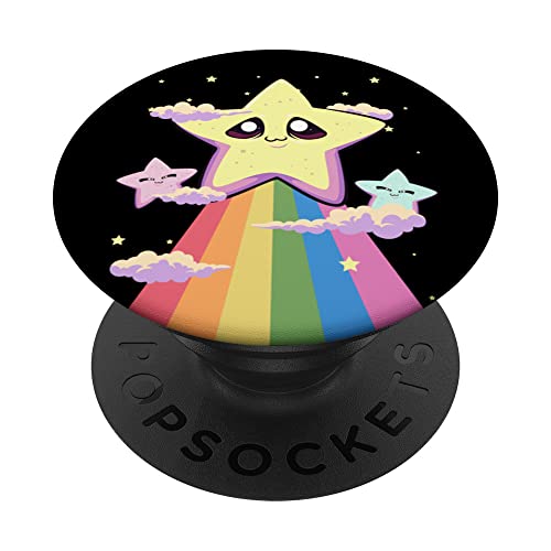 Pastell Goth Kawaii Sad Chibi Stars and Rainbow PopSockets mit austauschbarem PopGrip Pastell Goth Kawaii Sad Chibi Stars and Rainbow PopSockets mit austauschbarem PopGrip von Kawaii Pastel Goth Heaven