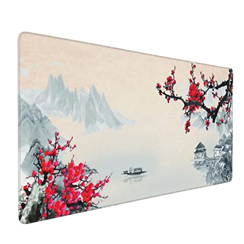 Großes Gaming-Mauspad, Sakura Cherry Blossom erweiterte Schreibtischunterlage, rutschfeste Gummiunterseite, wasserdichte Schreibtischunterlagen, Computer-Gaming-Mauspads für Arbeit/Spiele/Büro Großes Gaming-Mauspad, Sakura Cherry Blossom erweiterte Schreibtischunterlage, rutschfeste Gummiunterseite, wasserdichte Schreibtischunterlagen, Computer-Gaming-Mauspads für Arbeit/Spiele/Büro von Kawani