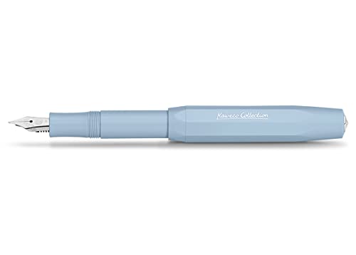 Kaweco COLLECTION Füllfederhalter Mellow Blue I Premium Füllhalter für Tintenpatronen mit hochwertiger Stahlfeder I Sport Füller 13 cm I Federbreite: EF (Extra Fein) von Kaweco