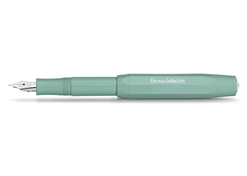 Kaweco COLLECTION Füllfederhalter Smooth Sage I Premium Füllhalter für Tintenpatronen mit hochwertiger Stahlfeder I Sport Füller 13 cm I Federbreite: B (Breit) von Kaweco