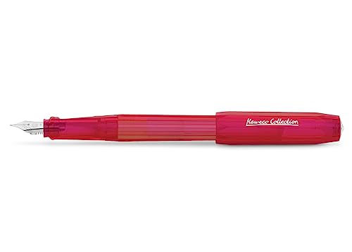 Kaweco COLLECTION PERKEO Füllfederhalter Infrared I Füllhalter für Tintenpatronen Schulfüller I Anfänger Füller mit ergonomischem Griffstück zum bequemen schreiben I Federbreite: M (Medium) von Kaweco