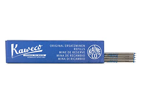 Kaweco D1 Kugelschreiber-Minen 1,2 blau 5 Stück I 5 pcs 1.2 Refill blue for Kaweco ball pen I Stift-Ersatzminen I Mine für Mehrfarb-Schreiber I verschiedene Strichstärken und Farben von Kaweco