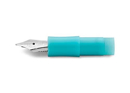Kaweco FROSTED SPORT Mundstück mit Stahlfeder und Iridiumspitze für Tintenpatronen I Light Blueberry I Federbreite: B (Breit) I Füller Füllfeder von Kaweco