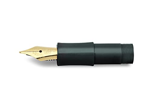 Kaweco, CLASSIC Front Part Green with Spare Nib Gold EF, Mundstück, Grün-Gold mit Gewinde, Füll-Feder Breit, 10001070 von Kaweco