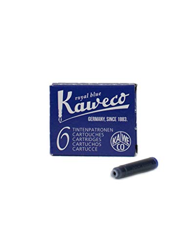 Kaweco Fountain Pen 30 ink cartridges short royal blue by Kaweco von Kaweco