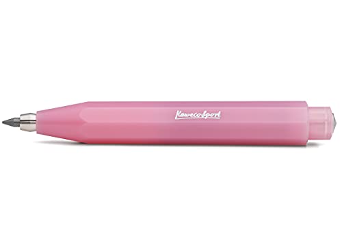 Kaweco Frosted Sport Blush Pitaya Fallbleistift 3.2 mm 5B I 12 g leichter und sommerlicher Minenbleistift I Trendiger Druckminenbleistift 11 cm I Druck-Bleistift nachfüllbar - Rosa von Kaweco
