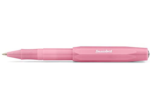 Kaweco Frosted Sport Blush Pitaya Gel- / Kugelschreiber inklusive 0,7 mm Rollerball Tintenroller Mine für Linkshänder & Rechtshänder im klassischen Design mit Keramikkugel I Gelroller 13,5 cm von Kaweco