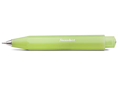 Kaweco Frosted Sport Fine Lime Druckbleistift 0.7mm HB I 12 g leichter und sommerlicher Minenbleistift I Trendiger Druckminenbleistift 11 cm I Druck-Bleistift nachfüllbar - Grün von Kaweco