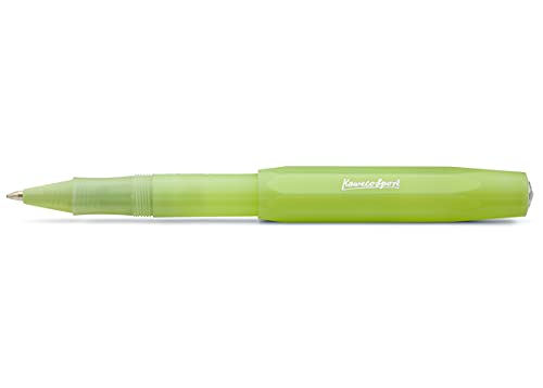 Kaweco FROSTED SPORT Rollerball Fine Lime I Gel- / Kugelschreiber aus hochwertigem Kunststoff mit Keramikkugel I Trendiger Kuli in Orange I 13 g Tintenroller mit 0.7 mm Mine I Gelroller 13,5 cm Kaweco FROSTED SPORT Rollerball Fine Lime I Gel- / Kugelschreiber aus hochwertigem Kunststoff mit Keramikkugel I Trendiger Kuli in Orange I 13 g Tintenroller mit 0.7 mm Mine I Gelroller 13,5 cm von Kaweco