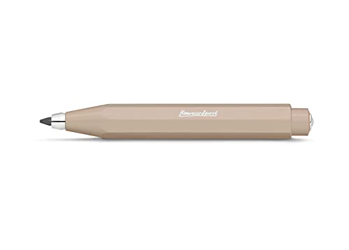 Kaweco Skyline Sport Macchiato Fallbleistift 3.2 mm 5B I Minenbleistift aus hochwertigem Kunststoff in oktogonalem Acht Kant Design I Druckminenbleistift 10,5 cm I Druck-Bleistift nachfüllbar von Kaweco