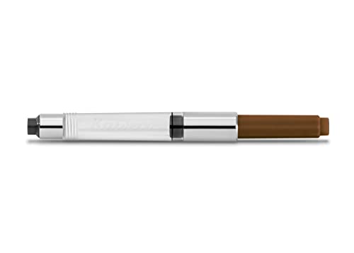 Kaweco Standard Konverter Caramel Brown Chrome Füllhalter der Serien DIA2, ORIGINAL, PERKEO, SPECIAL, STUDENT & SUPRA | Tinten-Konverter für Füller mit 0,82 ml Füllvermögen Kaweco Standard Konverter Caramel Brown Chrome Füllhalter der Serien DIA2, ORIGINAL, PERKEO, SPECIAL, STUDENT & SUPRA | Tinten-Konverter für Füller mit 0,82 ml Füllvermögen von Kaweco