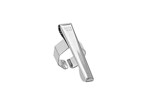 Kaweco Stift Clip SPORT Oktogonal Silber für alle Stifte der Sport, Kalligraphie und Sketch Up Reihe I Stifte Halterung mit dezentem Logo als Accesscoire I Stiftehalter aus Bronze von Kaweco