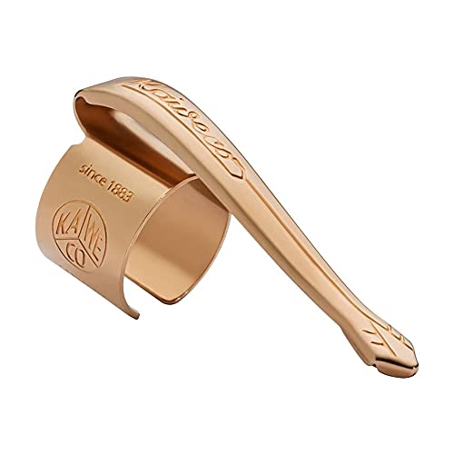 Kaweco Stift Clip Supra Nostalgie für Supra Füllhalter I Stifte Halterung mit dezentem Logo als schönes Accessoire für Füllhalter aus Bronze I Bronze von Kaweco