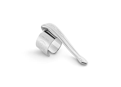 Kaweco SUPRA Stift Clip Nostalgie für Supra Füllhalter Silber I Stifte Halterung mit dezentem Logo als schönes Accessoire für Füllhalter aus Bronze von Kaweco