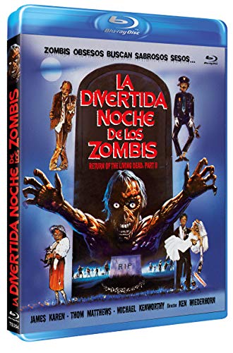La Divertida Noche de los Zombies BD 1988 Return of the Living Dead: Part II [Blu-ray] von Kaxilu