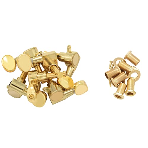 Kayfg 6 Gitarre Tuning Pegs VERROUILLAGE Tuner Touches Gitarre Saiten Taste 3L + Gold Kayfg 6 Gitarre Tuning Pegs VERROUILLAGE Tuner Touches Gitarre Saiten Taste 3L + Gold von Kayfg