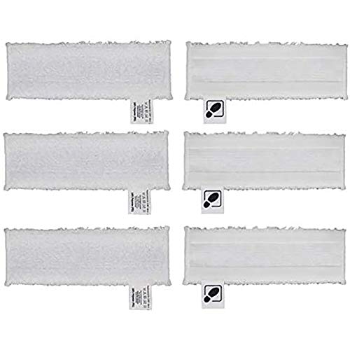 Kayfg 6 StüCk Mikrofaser Mopp Stoffpolster für EasyFix SC 2, SC 3, SC 4, SC 5 Dampfreiniger Langlebiges ErsatzzubehöR Kayfg 6 StüCk Mikrofaser Mopp Stoffpolster für EasyFix SC 2, SC 3, SC 4, SC 5 Dampfreiniger Langlebiges ErsatzzubehöR von Kayfg