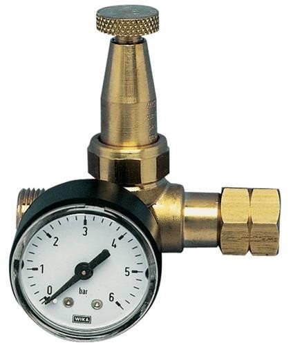 Kayser Propankleindruckregler Mini m.Manometer 0,5-4bar 6 kg/h G 3/8Zoll LH von Kayser