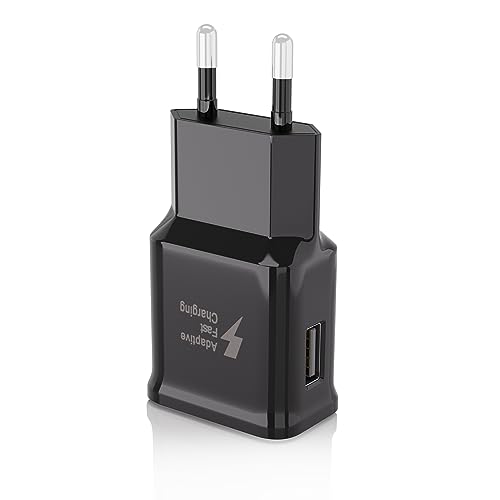 Adaptives Schnelllade Ladegerät Stecker, Schnellladegerät USB Netzteil Ladeadapter Kompatibel mit Samsung Galaxy S23 S22 S21 S20 S10 S9 S8 S7 Edge Plus, Note 8 9 10+, A03 A13 A34 A53 A54 iPhone von Kayshow