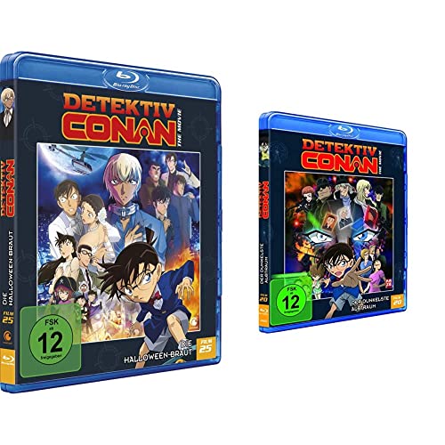 Detektiv Conan: Die Halloween Braut - 25. Film - [Blu-ray] & Detektiv Conan: Der dunkelste Albtraum - 20.Film - [Blu-ray] von Kazé Anime (Crunchyroll GmbH)