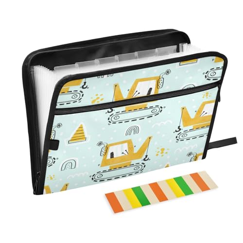 Kcldeci Fächermappe, Motiv: Autos und Regenbögen, Boho, 13 Taschen, Akkordeon-Aktenhalter, Organizer, A4, Briefgröße, Papier, Dokumente, Quittungen, Organizer, Akkordean-Aktenordner Kcldeci Fächermappe, Motiv: Autos und Regenbögen, Boho, 13 Taschen, Akkordeon-Aktenhalter, Organizer, A4, Briefgröße, Papier, Dokumente, Quittungen, Organizer, Akkordean-Aktenordner von Kcldeci