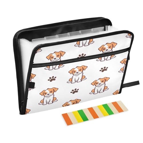 Kcldeci Fächermappe mit 13 Fächern, nahtloses Muster von Cartoon-Hunden, Akkordeon-Ordner, A4, Briefgröße, Papier, Dokumente, Quittungen, Organizer, Akkordean-Aktenordner für Klassenzimmer, Zuhause Kcldeci Fächermappe mit 13 Fächern, nahtloses Muster von Cartoon-Hunden, Akkordeon-Ordner, A4, Briefgröße, Papier, Dokumente, Quittungen, Organizer, Akkordean-Aktenordner für Klassenzimmer, Zuhause von Kcldeci