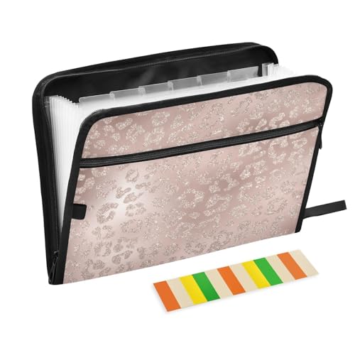Kcldeci Fächermappe mit Leopardenmuster, 13 Fächer, Akkordeon-Ordner, A4, Briefform, Dokumente, Quittungen, Organizer, Akkordean-Aktenordner für Klassenzimmer, Zuhause, Büro und Reisen Kcldeci Fächermappe mit Leopardenmuster, 13 Fächer, Akkordeon-Ordner, A4, Briefform, Dokumente, Quittungen, Organizer, Akkordean-Aktenordner für Klassenzimmer, Zuhause, Büro und Reisen von Kcldeci