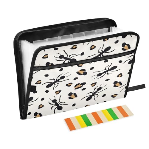Kcldeci Fächermappe mit Leopardenmuster, 13 Fächer, Akkordeon-Ordner, A4, Briefgröße, Papier, Dokumente, Quittungen, Organizer, Akkordean-Aktenordner für Klassenzimmer, Zuhause, Büro und Reisen Kcldeci Fächermappe mit Leopardenmuster, 13 Fächer, Akkordeon-Ordner, A4, Briefgröße, Papier, Dokumente, Quittungen, Organizer, Akkordean-Aktenordner für Klassenzimmer, Zuhause, Büro und Reisen von Kcldeci