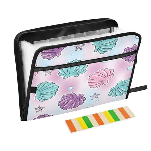 Kcldeci Fächermappe mit Meerjungfrauen-Muster, 13 Fächer, Akkordeon-Ordner, A4, Briefgröße, Papier, Dokumente, Quittungen, Organizer, Akkordean-Aktenordner für Klassenzimmer, Zuhause, von Kcldeci Fächermappe mit Meerjungfrauen-Muster, 13 Fächer, Akkordeon-Ordner, A4, Briefgröße, Papier, Dokumente, Quittungen, Organizer, Akkordean-Aktenordner für Klassenzimmer, Zuhause, von von Kcldeci