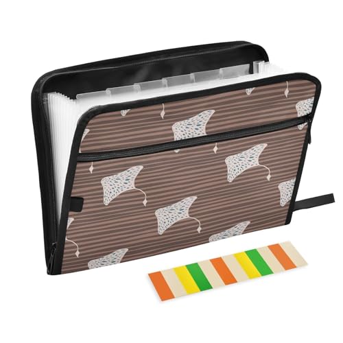 Kcldeci Fächermappe mit tropischem Stachelrochen, 13 Fächer, Akkordeon-Ordner, A4, Briefgröße, Papier, Dokumente, Quittungen, Organizer, Akkordean-Aktenordner für Klassenzimmer, Zuhause, Büro und Kcldeci Fächermappe mit tropischem Stachelrochen, 13 Fächer, Akkordeon-Ordner, A4, Briefgröße, Papier, Dokumente, Quittungen, Organizer, Akkordean-Aktenordner für Klassenzimmer, Zuhause, Büro und von Kcldeci