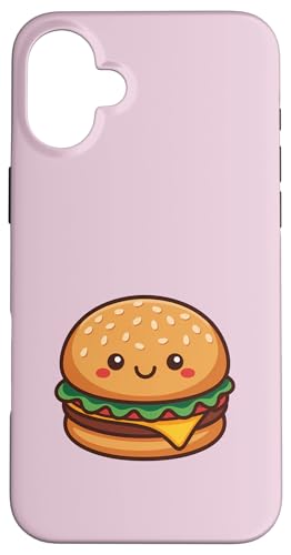 Kawaii Burger Süßer Feinschmecker Hülle für iPhone 16 Plus Kawaii Burger Süßer Feinschmecker Hülle für iPhone 16 Plus von Kddrip Food