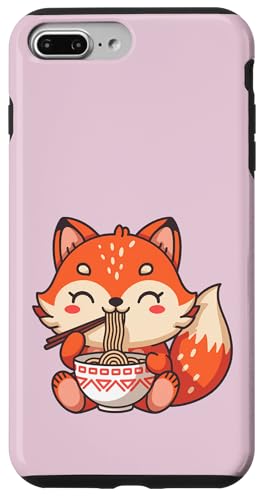 Kawaii Fox Eating Ramen Nudeln Hülle für iPhone 7 Plus/8 Plus Kawaii Fox Eating Ramen Nudeln Hülle für iPhone 7 Plus/8 Plus von Kddrip Food