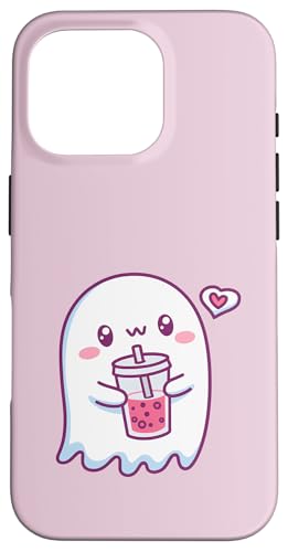 Kawaii Ghost Bubble Tea-Liebhaber Hülle für iPhone 16 Pro Kawaii Ghost Bubble Tea-Liebhaber Hülle für iPhone 16 Pro von Kddrip Food