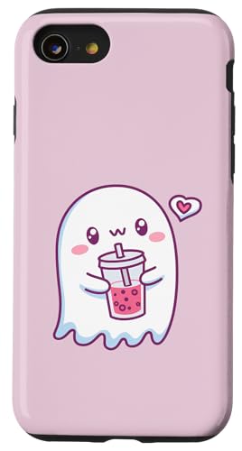 Kawaii Ghost Bubble Tea-Liebhaber Hülle für iPhone SE (2020) / 7 / 8 von Kddrip Food