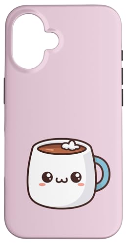 Kawaii Hot Chocolate Cute Hülle für iPhone 16 Kawaii Hot Chocolate Cute Hülle für iPhone 16 von Kddrip Food
