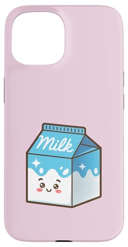 Kawaii Milchkarton Hülle für iPhone 15 von Kddrip Food