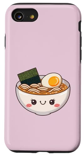 Kawaii Ramen Schüssel Cute Food Lover Hülle für iPhone SE (2020) / 7 / 8 von Kddrip Food