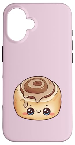 Kawaii Zimtbrötchen Cute Food Lover Hülle für iPhone 16 Kawaii Zimtbrötchen Cute Food Lover Hülle für iPhone 16 von Kddrip Food