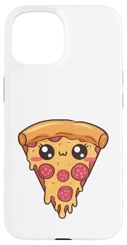 Süße Pizzascheibe Kawaii Essen Hülle für iPhone 15 Süße Pizzascheibe Kawaii Essen Hülle für iPhone 15 von Kddrip Food