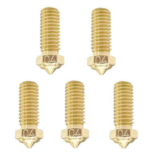 Kdouehg 0,4 mm Düse Messingdüse für QIDI X-Smart 3/X-Plus 3/X-Max 3 3D-Druckerzubehör 5 Stück Kdouehg 0,4 mm Düse Messingdüse für QIDI X-Smart 3/X-Plus 3/X-Max 3 3D-Druckerzubehör 5 Stück von Kdouehg