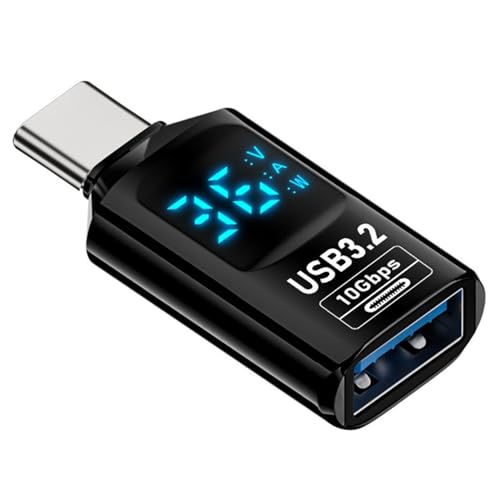 Kdouehg 1 STÜCK Digitale LED-Anzeige USB 3.2 Adapter 10 Gbit/S 36-60 W Leistungsmesser-Tester Smart Chip Datenübertragung USB C Verlängerung A Kdouehg 1 STÜCK Digitale LED-Anzeige USB 3.2 Adapter 10 Gbit/S 36-60 W Leistungsmesser-Tester Smart Chip Datenübertragung USB C Verlängerung A von Kdouehg