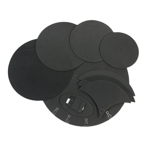 Kdouehg 10 Stk. Schaumstoff-Drum-Dämpfungspads und 4 Clips 14 Stk. Drum-Dämpfungspads Lautstärkereduktion Snare Drum Pad für die Klangkontrolle Von Schlagzeugen, Schlagzeugzubehör Kdouehg 10 Stk. Schaumstoff-Drum-Dämpfungspads und 4 Clips 14 Stk. Drum-Dämpfungspads Lautstärkereduktion Snare Drum Pad für die Klangkontrolle Von Schlagzeugen, Schlagzeugzubehör von Kdouehg