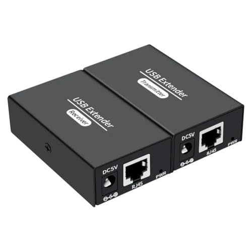 Kdouehg 120M 4 Ports USB Extender über Ethernet RJ45 Cat6 Kabel Hub Adapter Konverter für Tastatur Maus Drucker Scanner EU STECKER Kdouehg 120M 4 Ports USB Extender über Ethernet RJ45 Cat6 Kabel Hub Adapter Konverter für Tastatur Maus Drucker Scanner EU STECKER von Kdouehg
