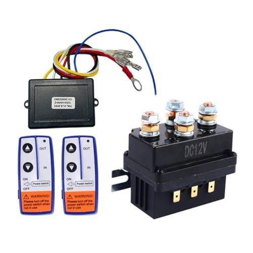 Kdouehg 12V 500A Seilwindenrelais 4450 Set mit 2 Fernbedienungen + Controller + Relaisset Kdouehg 12V 500A Seilwindenrelais 4450 Set mit 2 Fernbedienungen + Controller + Relaisset von Kdouehg