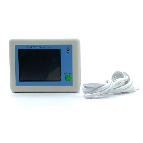 Kdouehg 2,4-Farbdisplay, WiFi-Signalscanner, 2,4 G/5 G, Wiederaufladbarer Router-Analysator, WiFi-Hilfstool Kdouehg 2,4-Farbdisplay, WiFi-Signalscanner, 2,4 G/5 G, Wiederaufladbarer Router-Analysator, WiFi-Hilfstool von Kdouehg