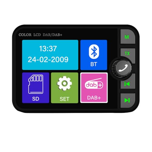 Kdouehg 2,4-LCD-/+-Radioempfänger, Bluetooth-MP3-Player, FM-Auto-Digitalsignalübertragung für Europäische Autos Kdouehg 2,4-LCD-/+-Radioempfänger, Bluetooth-MP3-Player, FM-Auto-Digitalsignalübertragung für Europäische Autos von Kdouehg