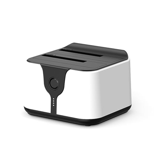 Kdouehg 2,5/3,5 SSD Externe Festplattengehäuse SATA zu USB 3.0 HDD-Gehäuse Dual Bay Festplatten-Dockingstation mit EU-Stecker Kdouehg 2,5/3,5 SSD Externe Festplattengehäuse SATA zu USB 3.0 HDD-Gehäuse Dual Bay Festplatten-Dockingstation mit EU-Stecker von Kdouehg