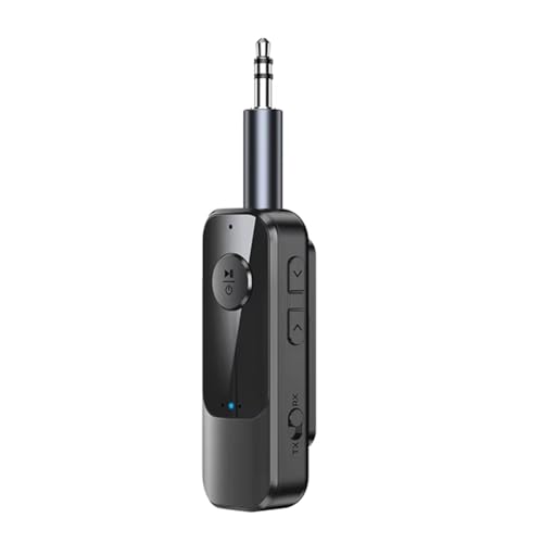 Kdouehg 2 in 1 Bluetooth Transmitter Audio-Empfänger 3,5-mm AUX TF mit Mikrofon, Freisprechen, Stereo-Musik, Kabelloser Adapter für TV PC Auto Kdouehg 2 in 1 Bluetooth Transmitter Audio-Empfänger 3,5-mm AUX TF mit Mikrofon, Freisprechen, Stereo-Musik, Kabelloser Adapter für TV PC Auto von Kdouehg