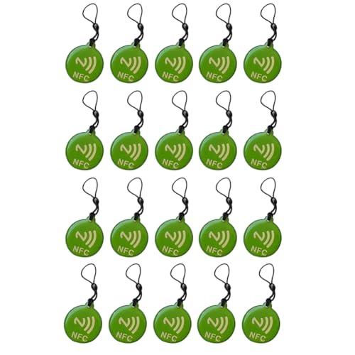 Kdouehg 20 Stück NFC-Tags Lable Ntag213 13,56 MHz Smart Card für Alle NFC-Fähigen Smartphones Smart Business Card NFC 31,5x28mm C Kdouehg 20 Stück NFC-Tags Lable Ntag213 13,56 MHz Smart Card für Alle NFC-Fähigen Smartphones Smart Business Card NFC 31,5x28mm C von Kdouehg